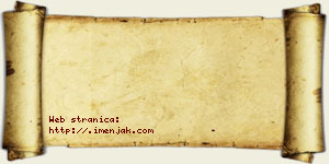 Željka Jaćimović vizit kartica